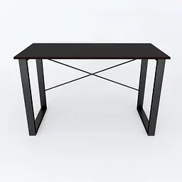 Письмовий стіл Ferrum-decor Драйв 750x1200x600 Чорний метал ДСП Венге Магія 16 мм (FRD-105352) - мініатюра 6