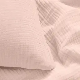 Наволочка Cosas Pudra муслінова 40х60 см пудрова (010Muslin_Pudra_40x60) - мініатюра 2