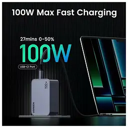 Зарядний пристрій Ugreen X757 Nexode Pro 100w 3 виходи - мініатюра 7