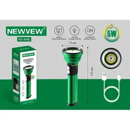 Ліхтар NEWVEW NV-K46 1800mAh, Green (NWVW-NV-K46-GN) - мініатюра 3