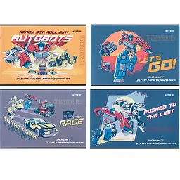 Набор тетрадей для рисования KiteTransformers 12 листов скоба софт тач + УФ лак 20 шт. (TF24-241)