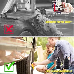Саморіз для ремонту шин покришок Tire Repair Plastic Nail 10 шт - мініатюра 2