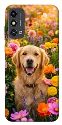 TPU чохол Demsky Flowery labrador для ZTE Blade A53