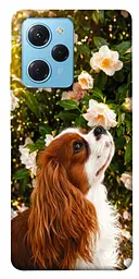 TPU чохол Demsky Flower spaniel для Xiaomi Poco X5 Pro 5G
