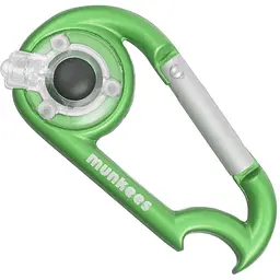 Брелок-карабін Munkees Carabiner Led with Bottle Opener New Grass Green (1012-1089-NEW-GG)