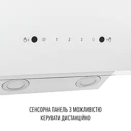 Витяжка декоративна похила PERFELLI VIO 6HW BIANCO - мініатюра 10