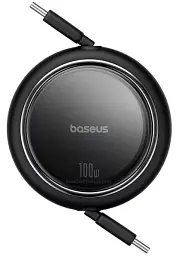 Кабель Baseus Free 2 Draw Mini Retractable Charging Cable Type-C to Type-C 100W 1m P10364500111-00 Black - мініатюра 3