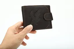 Чоловічий шкіряний гаманець Vintage 9,5х11х2 см acs0014984 - мініатюра 5