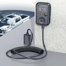 Bluetooth аудіо ресивер Borofone BC49 June (USB-A) Black - мініатюра 4