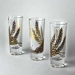 Набір чарок Concept Glass Колоски 66 мл 4 шт. (CG4-106065) - мініатюра 3