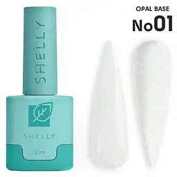 Камуфлююча база Shelly з шимером 01 Opal Base 12 мл