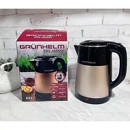 Електрочайник із нержавіючої сталі Grunhelm EKS-1855SC 2.5 л дисковий 1800 Вт Золотистий - мініатюра 6