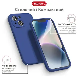 Чохол до мобільного телефона Intaleo SoftShell Apple iPhone 14 Blue (1283126557668) - мініатюра 4