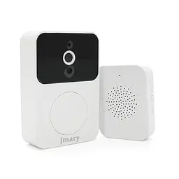 Відеодзвінок Jmary Бездротовий MF-5 з Wi-Fi вбудований акумулятор 800mAh білий Box