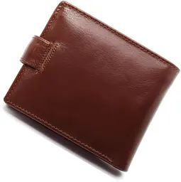 Стильне шкіряне чоловіче портмоне ST Leather В103 коричневе 9,5 см - мініатюра 2