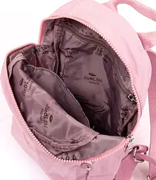 Рюкзак жіночий Jielshi текстильний 6 л 19×28×12 см Рожевий - мініатюра 6