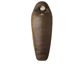 Спальник з натуральним пухом Naturehike Snowbird CNK2550WS014, p-р L, темно-коричневий 400 г