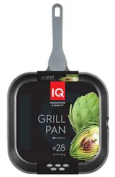 Сковорідка гриль IQ Be Creative 28 см IQ-1147-28g - мініатюра 4