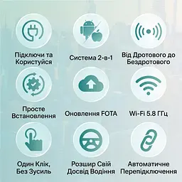 Ottocast Mini Dot — бездротовий адаптер CarPlay та Android Auto 2 в 1 - мініатюра 8