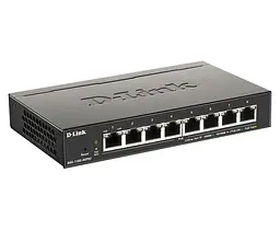 Комутатор DGS-1100-08PV2 8xGE PoE 64Вт, EasySmart D-Link teh0018235 - мініатюра 3
