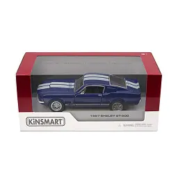 Металева інерційна легкова модель Shelby GT-500 1957 5", відкриваються двері (В асортименті) - мініатюра 2