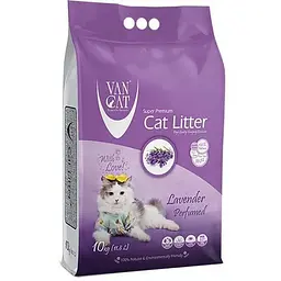 Бентонітовий наповнювач VanCat Lavender для туалету 10 кг (55449)