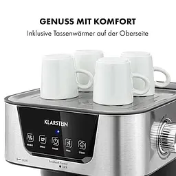 Кавоварка Klarstein Arabica 15 бар 1050 Вт (10033729) - мініатюра 3