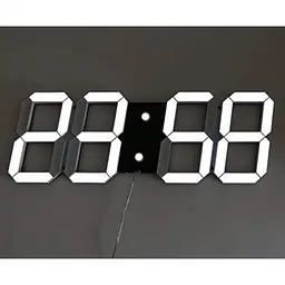 Настільний LED годинник електронний з будильником термометром від USB Caixing CX-2218 чорний корпус біле підсвічування