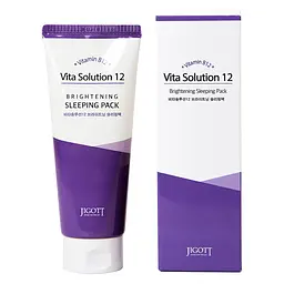 Освітлююча нічна маска Vita Solution 12 Brightening Sleeping Pack Jigott 180 мл - мініатюра 2