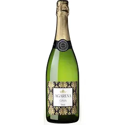 Упаковка ігристого вина Agarena Cava Brut біле брют 4.5 л (0.75 л x 6 шт.) - мініатюра 2