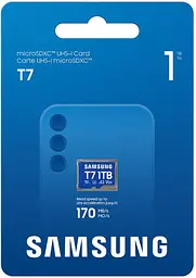 Карта пам'яті Samsung MICRO SDXC T7 1TB, U3, V30, A2 до 170 Мб/с (MB-MB1T0T/WW) - мініатюра 3