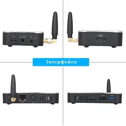 Смарт ТВ приставка Ugoos X4 Cube 2/16 Гб Smart TV Box Android 11 - мініатюра 5