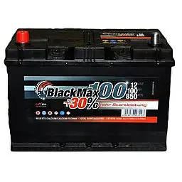 Автомобільний акумулятор BlackMax 6СТ-100Ah Аз ASIA 850A (EN) B4029 - мініатюра 2
