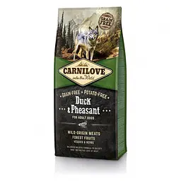 Сухий корм Carnilove Adult Duck & Pheasant 12 кг з качкою та фазаном для дорослих собак усіх порід