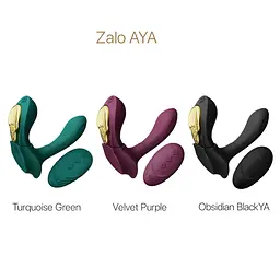 Смарт-вібратор у трусики Zalo - AYA Obsidian Black, насадка та пульт ДК - мініатюра 8