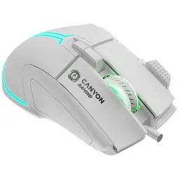 Мишка Canyon Fortnax GM-636 RGB USB White (CND-SGM636W) - мініатюра 5