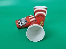 Паперові одноразові кольорові стакани об'єм 175 мл "Tom and Jerry" Маестро 50 шт/уп. - мініатюра 5