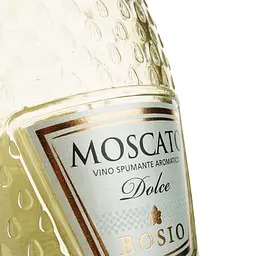 Ігристе вино Bosio Moscato Spumante Dolce, біле, солодке, 0,75 л - мініатюра 3