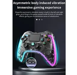 Геймпад джойстик Voltronic P-05 Wireless DualShock 4 for PS4/Switch/PC/IOS MFI/Adndroid HID - мініатюра 18