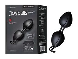 Вагінальні кульки Joyballs secret, black / black Joydivision 48-15001 23746 - мініатюра 1