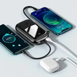 Портативний акумулятор - зовнішня батарея Baseus Qpow Pro (With Lightning Cable) 20000mAh 20W 5A (PPQD060201) - мініатюра 4