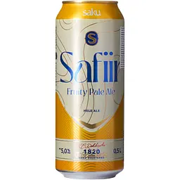Пиво Saku Safiir світле фільтроване 5% 0.5 л - мініатюра 2