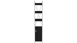 Етажерка 4/34 Серії Конект із тумбою 179x34x28 Білий ДСП Сосна Кембра FRD-104472 - мініатюра 4