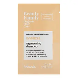 Відновлювальний шампунь для пошкодженого і ослабленого волосся Nook BEAUTY FAMILY AGELESS 10 мл
