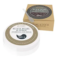Гідрогелеві патчі для очей Petitfee Перли/Золото Black Pearl&Gold Hydrogel Eye Patch, 60 шт. - мініатюра 2
