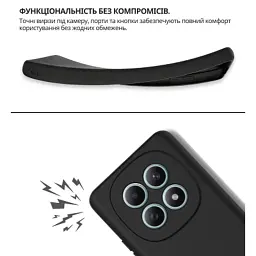 Чохол до мобільного телефона BeCover Xiaomi Redmi Note 15 5G Black (715049) - мініатюра 5