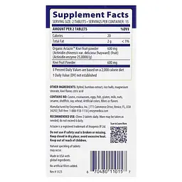 Натуральна добавка Enzymedica Kiwi Regularity, 30 таблеток - мініатюра 3