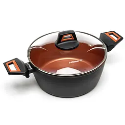 Каструля Hölmer кована з кришкою CR-1342-SBMCL Carrot 4,2 л (CR-1342-SBMCL Carrot) - мініатюра 3