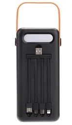 Повербанк No Brand Tugii Y108 Power Bank 80000 мАг Чорний (2104619077) - мініатюра 4