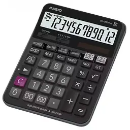 Калькулятор Casio DJ-120DPLUS, чорний (CALC-CAS-DJ-120DPLUS)